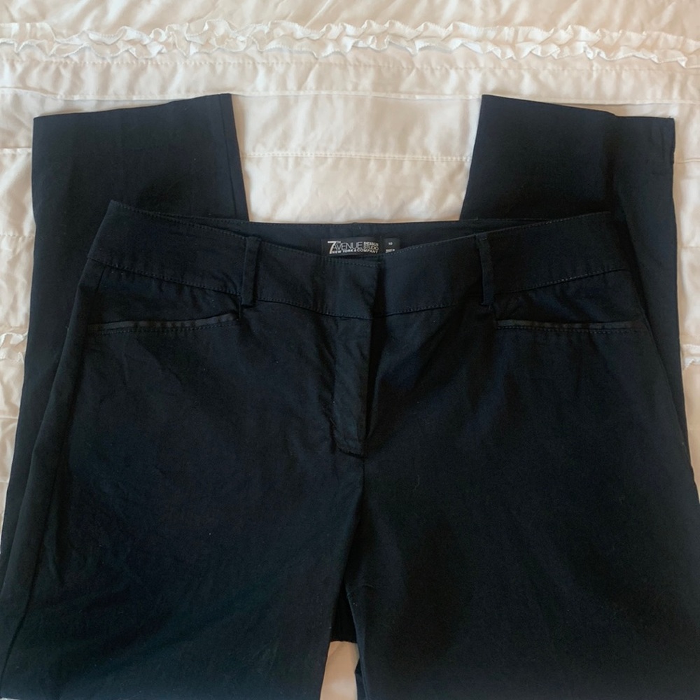Black cropped pants Sz 10